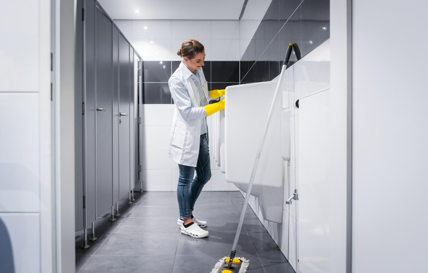 Cleaning of Bathrooms and Common Areas